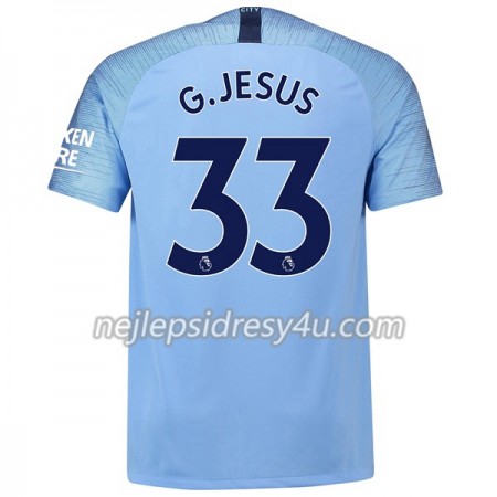 Fotbalový Dres Manchester City G.Jesus 33 Domácí 2018/19